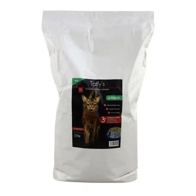 Taffy´s getreidefreies Premium Trockenfutter für Katzen mit Geflügel 10kg 