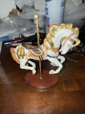 Franklin Mint - Horse - Treasury Of Carousel Art - 1988