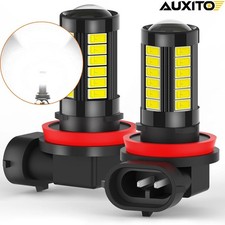 2x Auxito H16 H8 H11 LED Fog Light Bulb 6000K 33W Super Bright 5630smd HD 2000LM