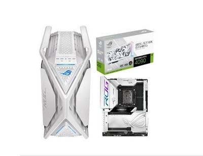 ASUS ROG-STRIX-RTX4090-O24G-WHITE + ROG MAXIMUS Z790 FORMULA + ROG HYPERION