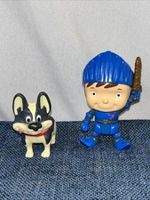 2012 Mattel 2 Mike The Knight Figures Mike And Yap The Dog