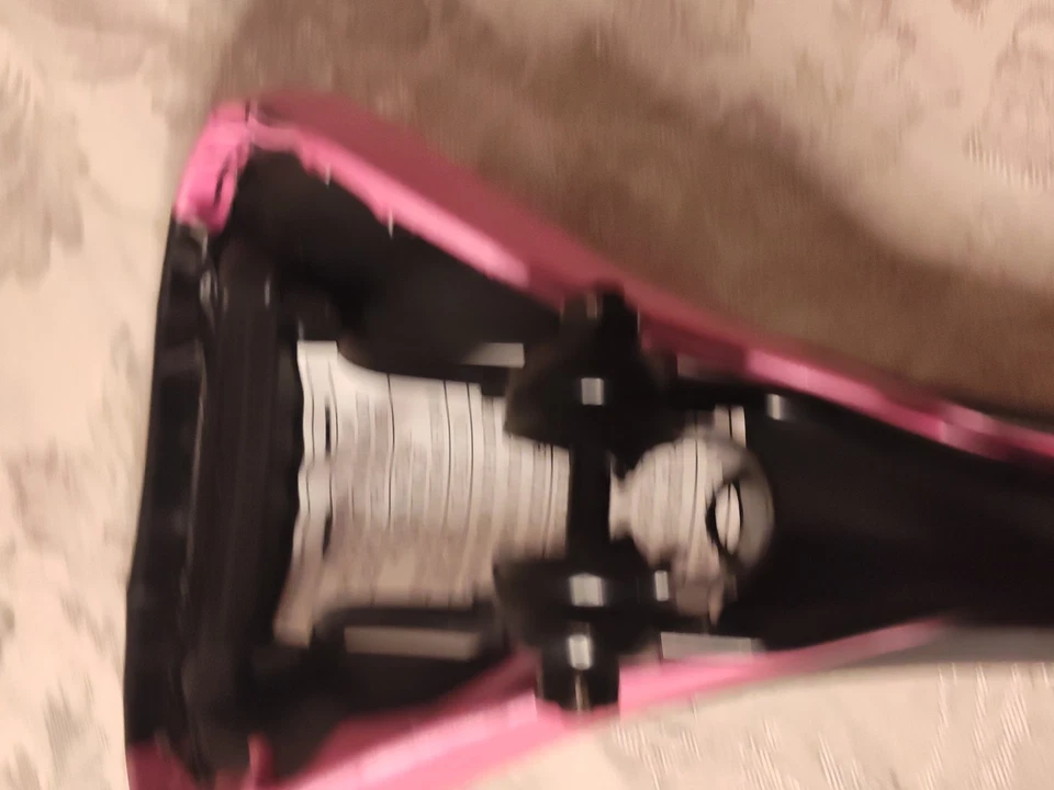 ASIENTO DE BICICLETA/SILLA DE MONTAR MANGOSTA NEGRO/ROSA NUEVO Foto 4 de 4