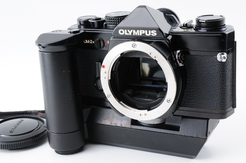Meter Works [NEAR MINT w/ Winder] Olympus OM-2N OM 2N Black Camera Body JAPAN