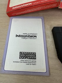 Space Battle (Intellivision, 1979) Complete In Box w/ Manual & Overlays - Tested