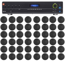 JBL Commercial Amp 48 Black 5" Ceiling Speakers For Restaurant/Bar/Office/Hotel