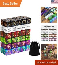 Magic: The Gathering 60-Piece Dice Counters - 16mm with Storage Bags Included