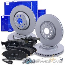 ATE BREMSSCHEIBEN+BELÄGE VORNE+HINTEN FÜR AUDI A3 8V Q3 F3 SEAT LEON 5F