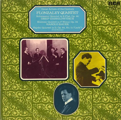 Schumann / Brahms / Haydn Flonzaley Quartet MONO NEAR MINT RCA 2xVinyl LP