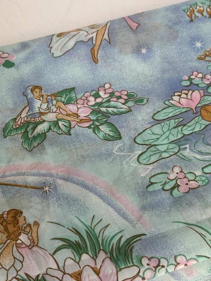 REMANENTE DE TELA TEMÁTICA FLORAL HADA MÁGICA DE COLECCIÓN 45 X 91 en hadas místicas Foto 4 de 4