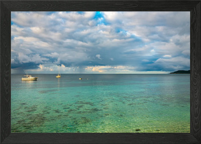 Esperanza, Vieques, Puerto Rico. ��2 gerahmte Wandbilder Poster Leinwanddruck Bild