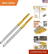 Compact 2Pcs 2-56 UNC Thread Tap Set for Hand and Machine Use - Durable Design