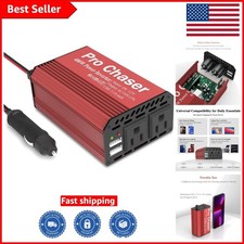 Powerful 400W DC to AC Car Power Inverter with Dual USB Ports - Road Trip Ready