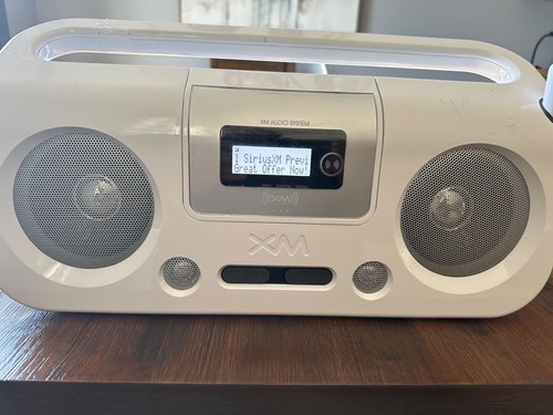 XM Audio Sirius Satellite Radio Boom Box F5X007 With X-PRESS EZ RECEIVER