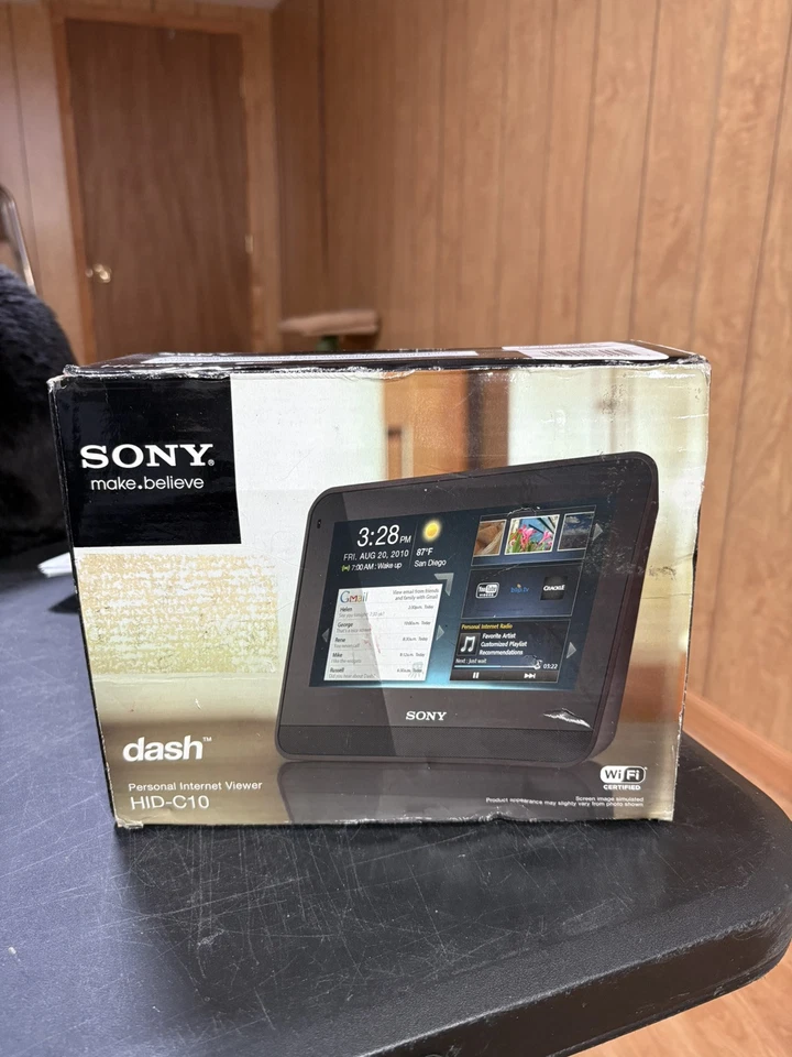 Sony Dash Personal Internet Viewer HID -C10 (New Opened Box) WiFi Certified 2010 - Image 2 of 4