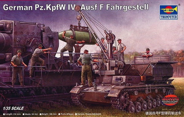 Trumpeter 00363 - 1:35 German Pz.Kpfw IV Ausf F Fahrgestell - Neu-image