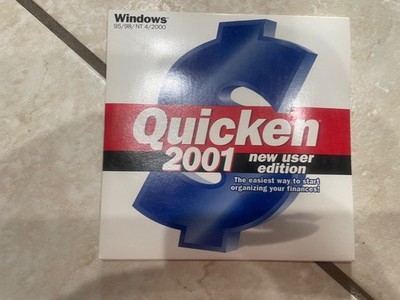Quicken 2001 Home and Business For Windows 95/98/2000