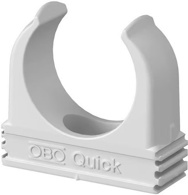 OBO Bettermann 2955 F M25 RW Quick-Schelle, flammwidrig, M25, Kunststoff, reinwe