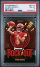 137806612 Jayden Daniels 2024 Panini Absolute #RO-JDS Rock Out RC PSA 8