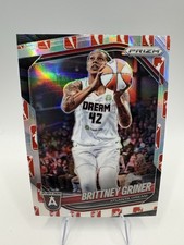 BRITNEY GRINER 2025 Panini Prizm #46 Logo Border SP Atlanta Dream WNBA