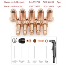 For Hobart Air Force 12ci Plasma Torch Tips Electrode Head Kit Parts Set