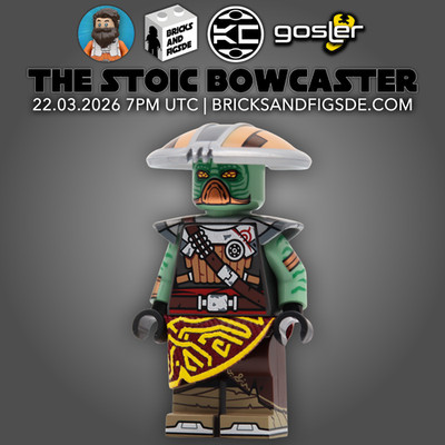 Custom LEGO Star Wars Minifigure Stoic Bowcaster Embo BricksAndMinifigsDE BAFDE