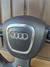 Volant Cuir/Alcantara Pour Audi A4 B6 - Référence 20-3153, Rembourrage Neuf - Fabriqué En Allemagne