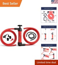 Lightweight Universal Fuel Transfer Pump Kit: Ideal for Boats, Generators  More