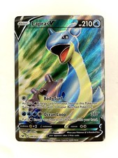 Lapras V 189/202 Sword and Shield Base Set Full Art Ultra Rare Pokemon TCG NM