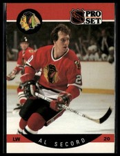 1990-91 Pro Set #60 Al Secord Chicago Blackhawks