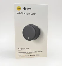 August Home AUG-SL05-M01-G01 WiFi Smart Lock, Matte Black