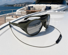 Oakley CLIFDEN OO9440 PRIZM Sunglass Matte Green Frames/Silver Lenses New