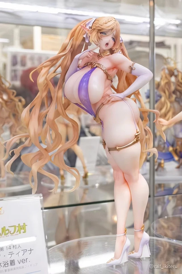 Figura Niña Anime PVC Vertex Elf Village 8th Tiana 5th Kukuru Cecil Mama 25 cm Foto 2 de 4