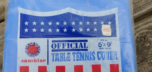Vintage NOS BIG 5 Sunshine Cover & Tarp Inc. TABLE TENNIS COVER Fits 5x9 Tables - 第 5/12 張圖片