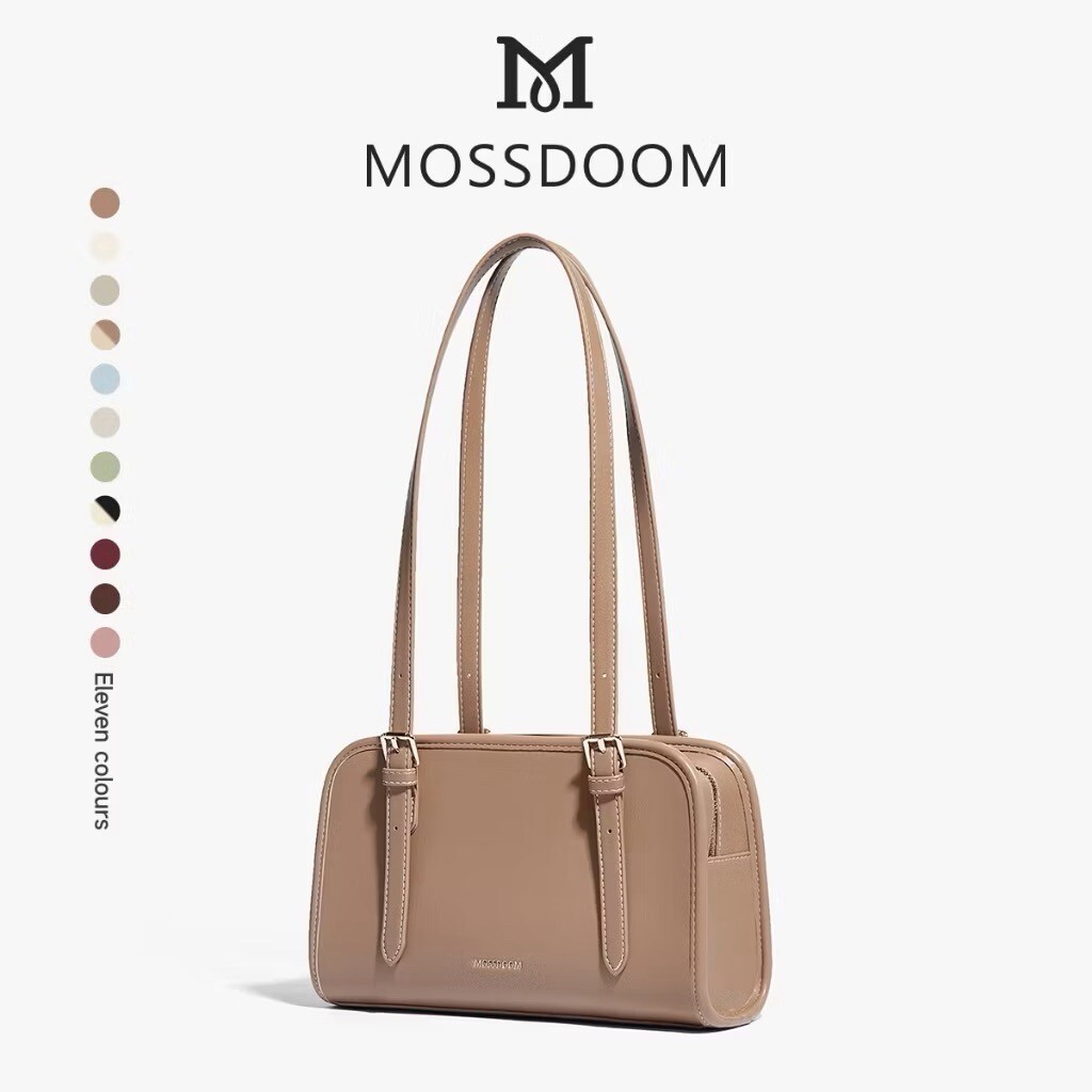 MOSSDOOM Shoulder Bag Simple Bag For Women Brown Korean Style Nice
