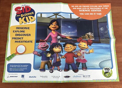 SID THE SCIENCE KID Hasbro Playskool Jim Henson Extremely Rare Poster from 2011
