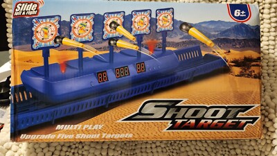 Play Kids Target Shooter - Shoot  Targets To Try To Knock Them Down - New!