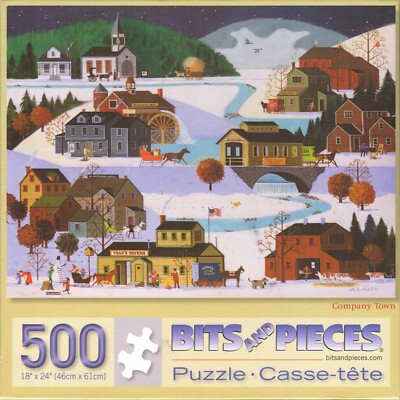 Bits And Pieces - Company Town 500 Piece Puzzle - Jack Allen