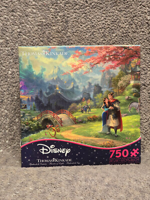 Ceaco Disney 750 Teile Puzzle Mulan Blossoms von Thomas Kinkade Rarität