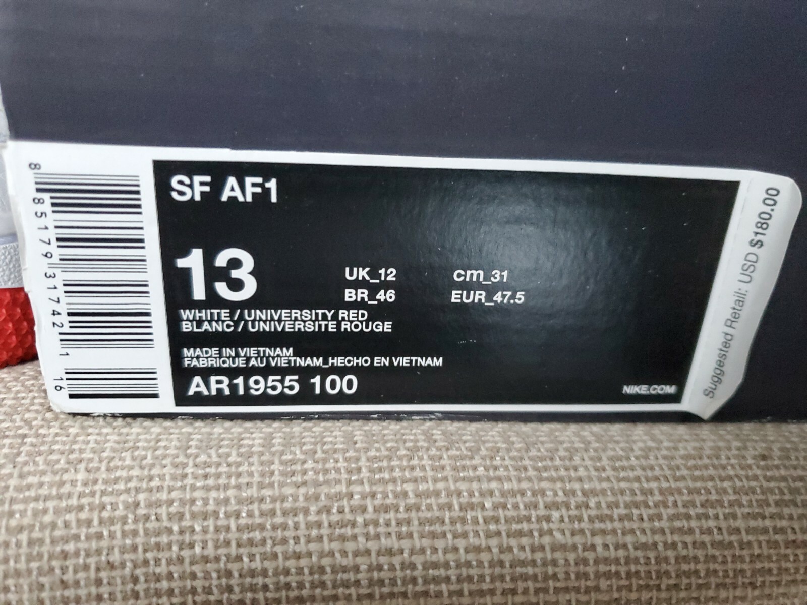 nike sf air force 1 high grey