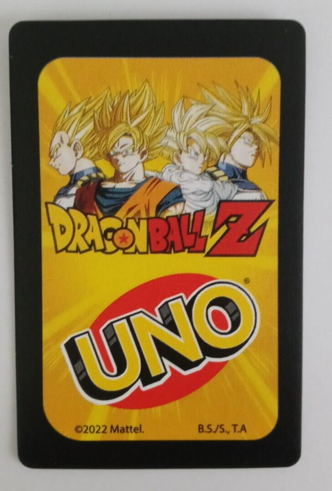 2022 Mattel Dragon Ball Z Uno Card Red Piccolo Reverse Card | eBay