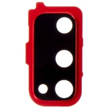 Glass Camera Lens with Bracket Back for Samsung Galaxy S20 Red Replacement Part