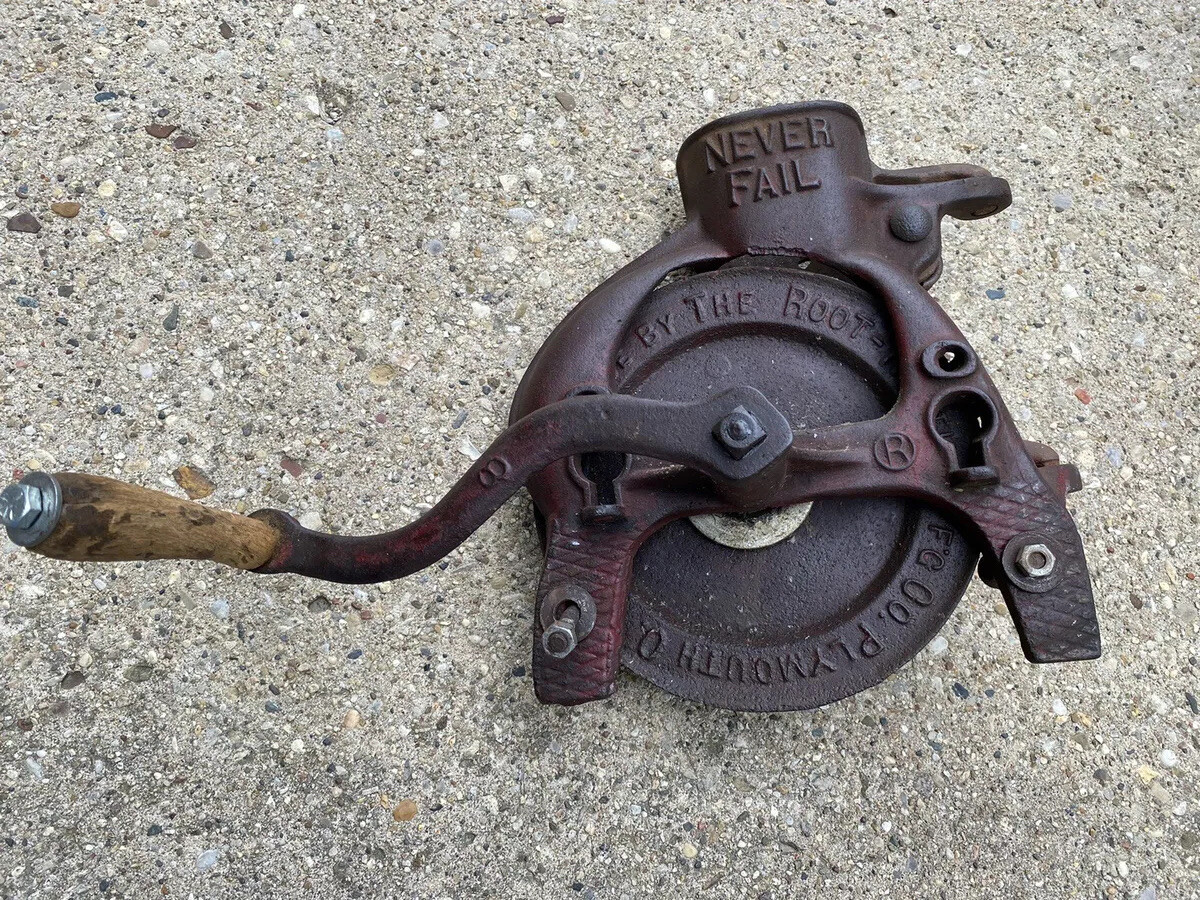Antique Primitive NEVER FAIL RootHeath MFG. Co. Corn Sheller Grinder