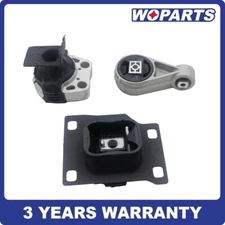Motor & Trans Mount Set Fit for 05-07 Ford Focus /10-13 Transit Connect 2.0L