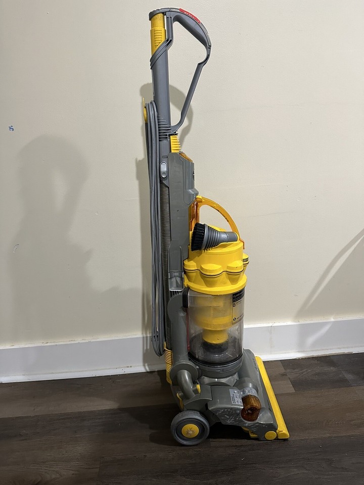 Dyson DC14 All Floors Cyclone Upright Bagless Vacuum Cleaner Yellow eBay