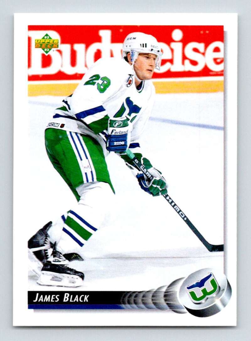1992-93 Upper Deck Hockey #323 James Black Hartford Whalers | eBay