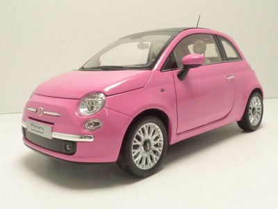 NOREV 187752 1/18 FIAT 500C 2010 Pink Diecast Model Car From Japan 