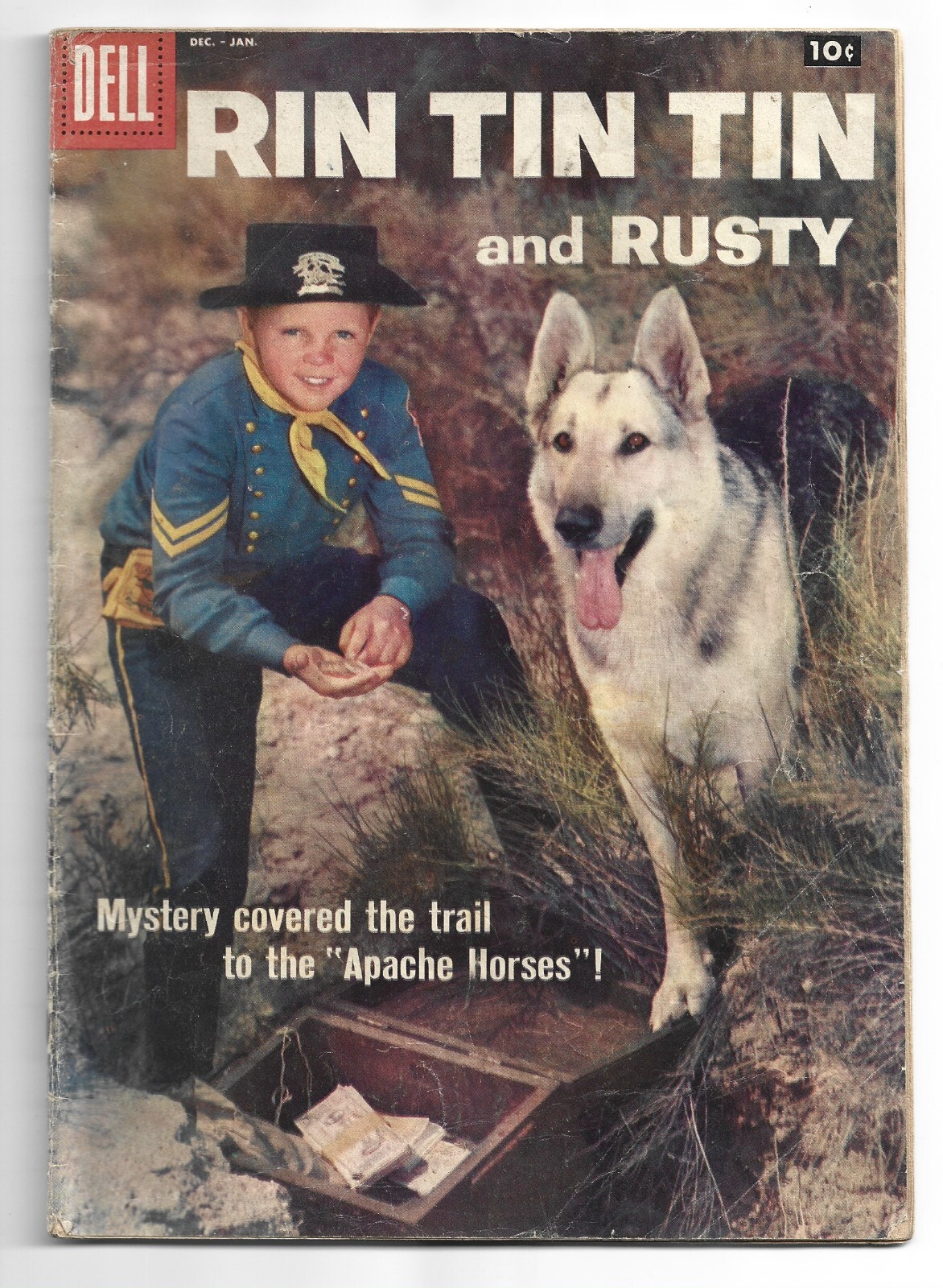DELL 10 CENT COMICS - RIN TIN TIN #22, 1957