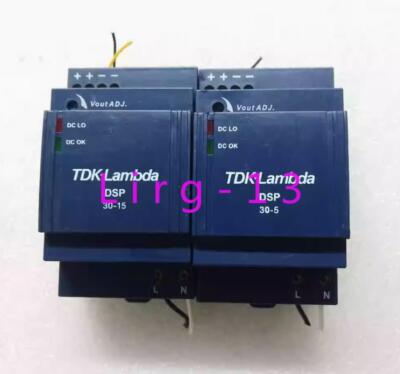 1pc used TDK-Lambda DSP30-5 DIN power supply