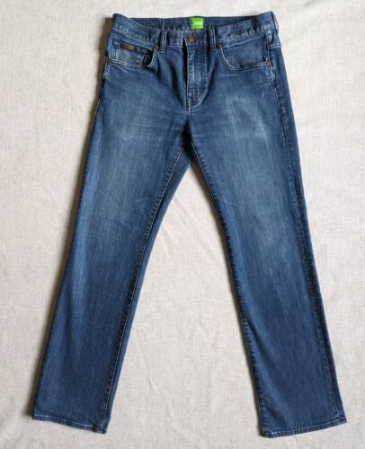 BOSS Hugo Boss Jeans C Kansas Men's Stretch Jeans Washed Blue 32X30 - Picture 1 of 20
