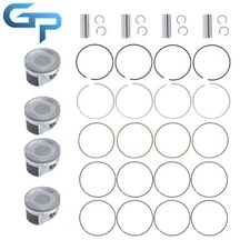 Pistons & Rings Kit For Toyota Camry RAV4 Scion tC Lexus 2007-2013 2.4L 2AZFE